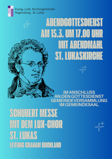 Plakat Schubertmesse