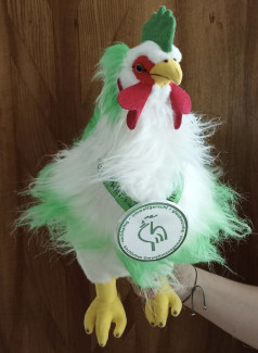 Hanpuppe Grüner Gockel