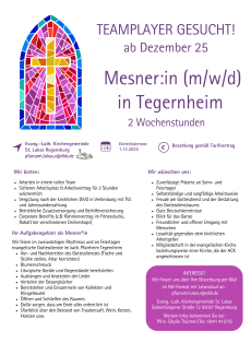 Mesner_gesucht!