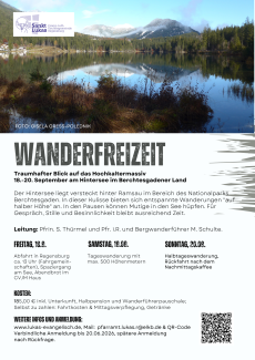 Plakat Wanderfreizeit 2026