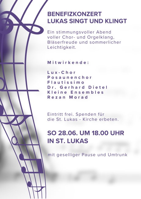 Plakat Benefizkonzert
