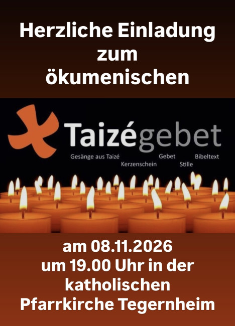 Taizzégebet am 8.11.26