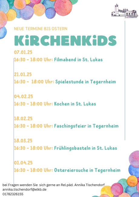 Plakat Termine Kirchenkids Jan-April