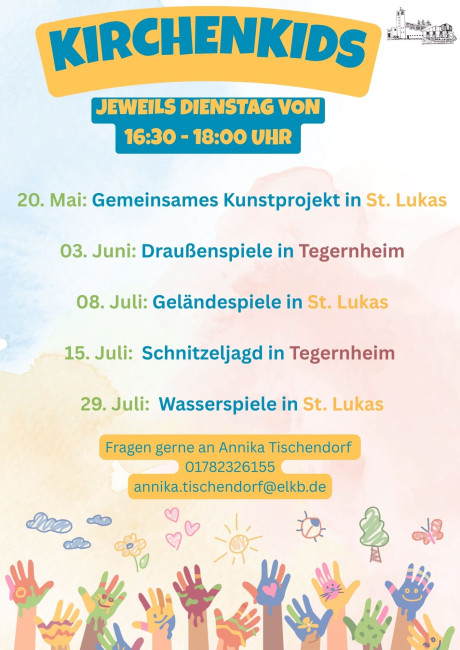 Plakat Termine KIrchenkids