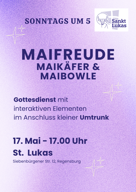 Plakat Maigottesdienst